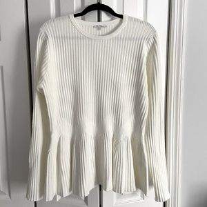NWOT. Vila Milano peplum sweater